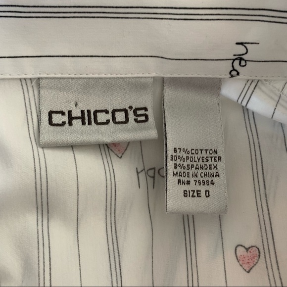 Chicos 3/4 sleeve top - Picture 4 of 7